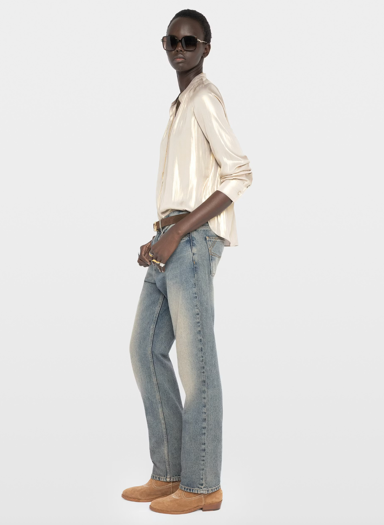 TINK SATIN BLOUSE