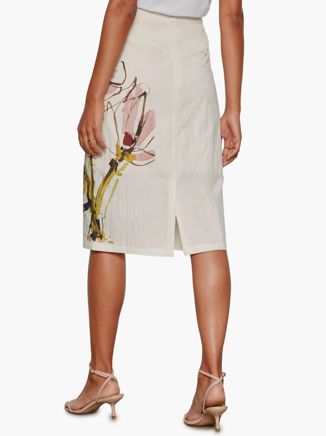 SPRING FLEUR PENCIL SKIRT