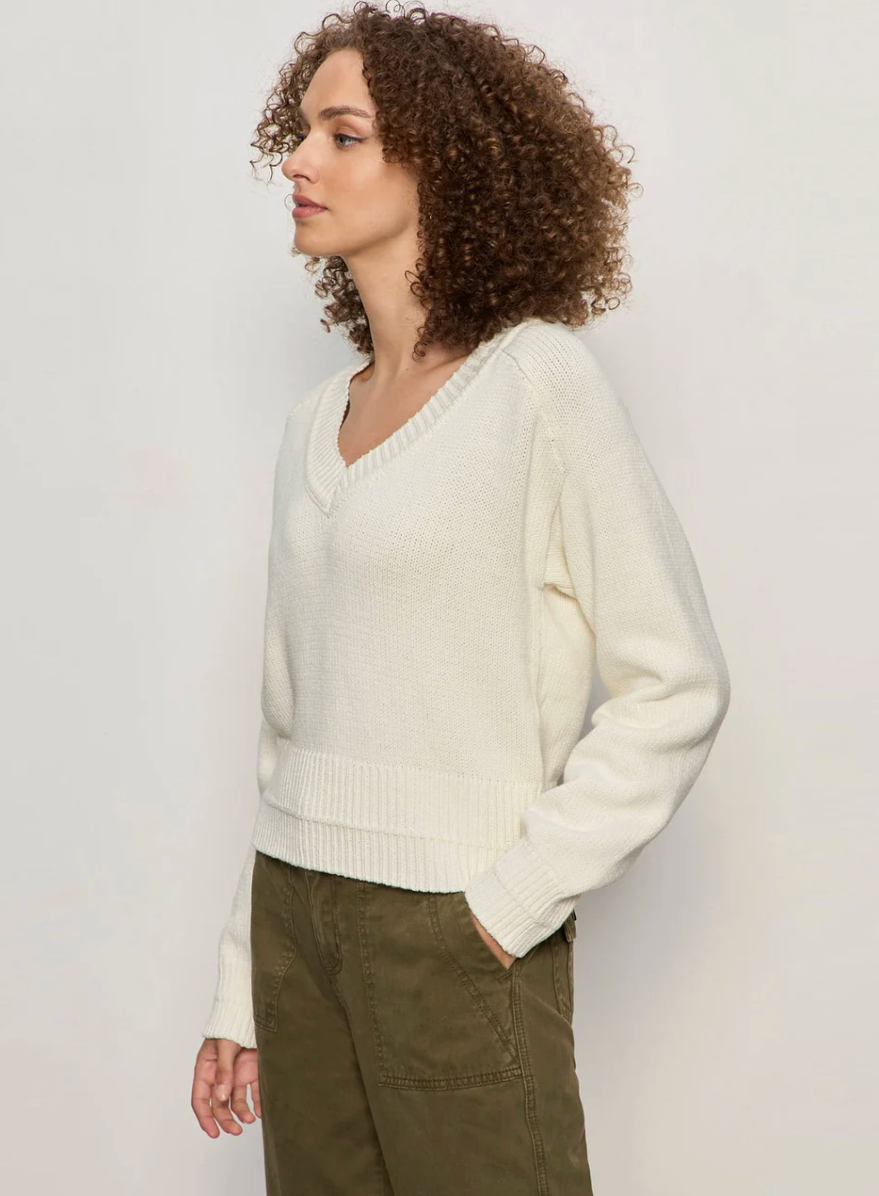 PERFECT V NECK SWEATER