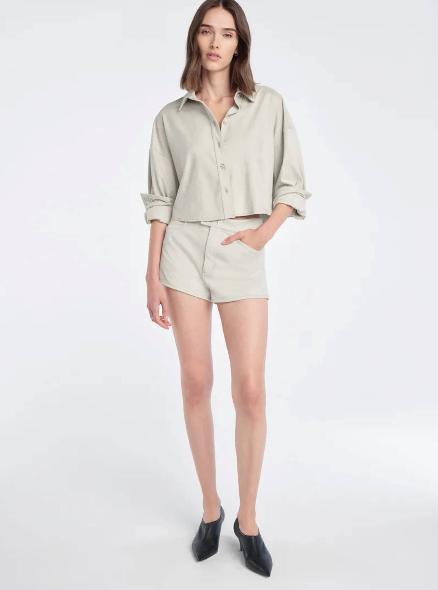 CROP EX-BOYFRIEND SHIRT