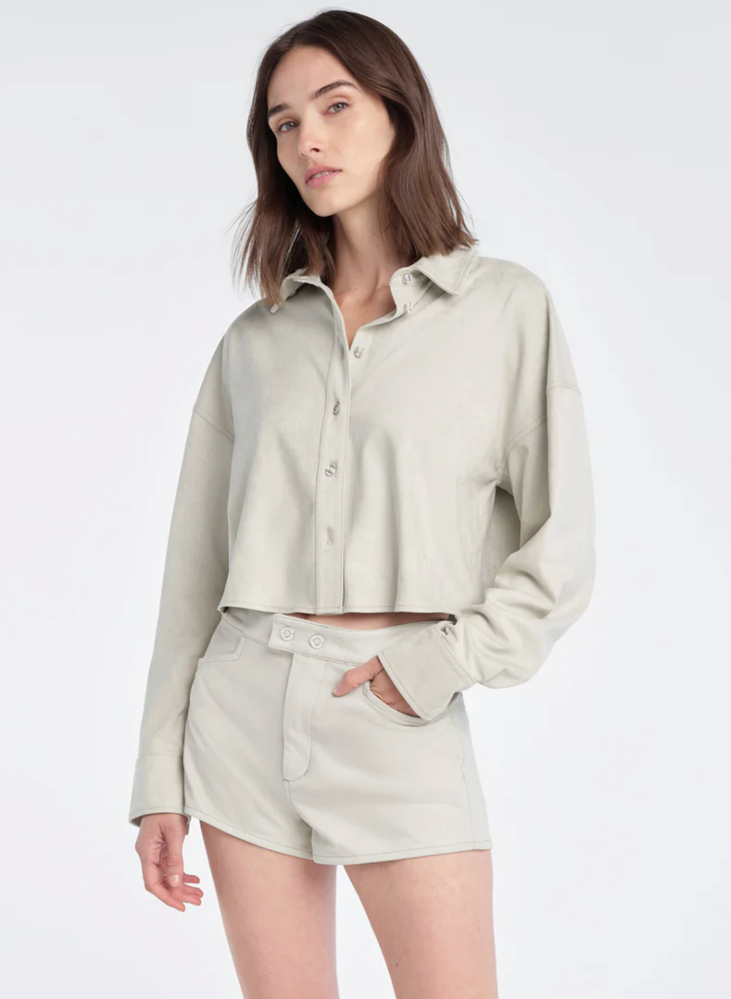 CROP EX-BOYFRIEND SHIRT