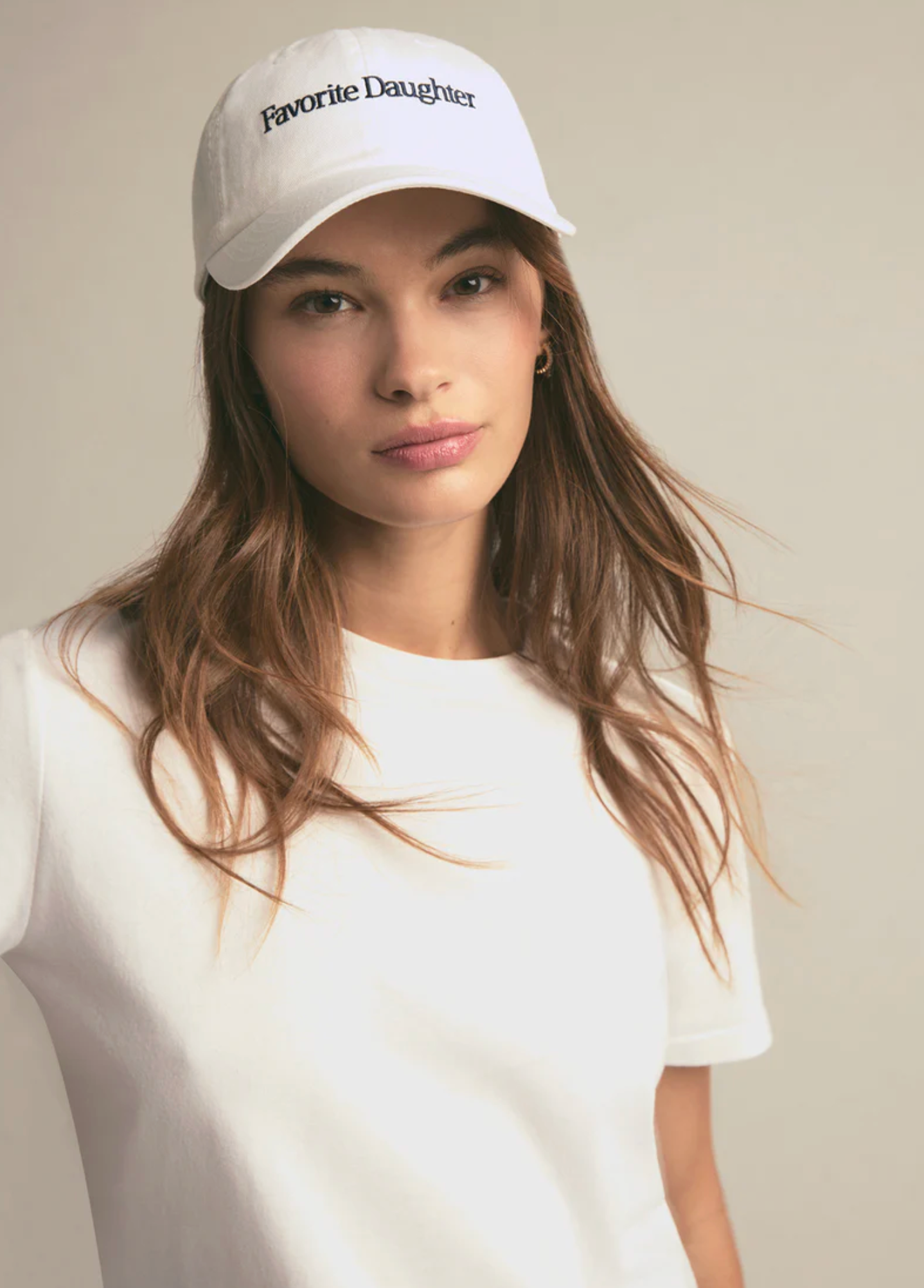 CLASSIC LOGO BASEBALL HAT WHITE