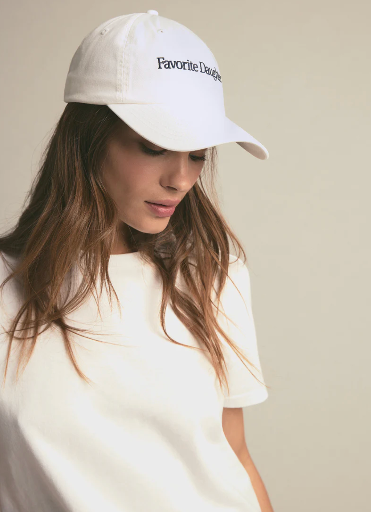 CLASSIC LOGO BASEBALL HAT WHITE