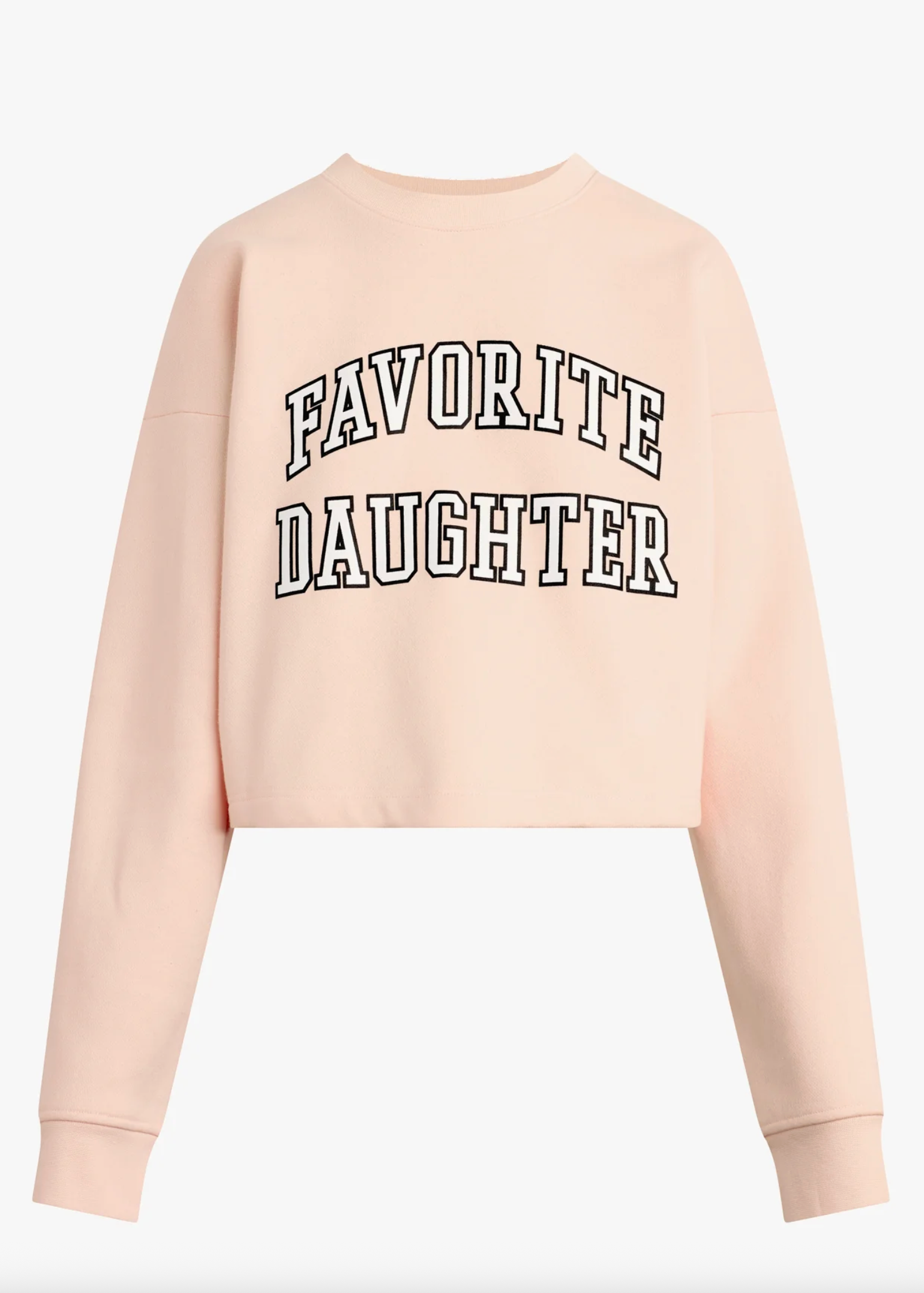 CROP COLLEGIATE SWEATSHIRT