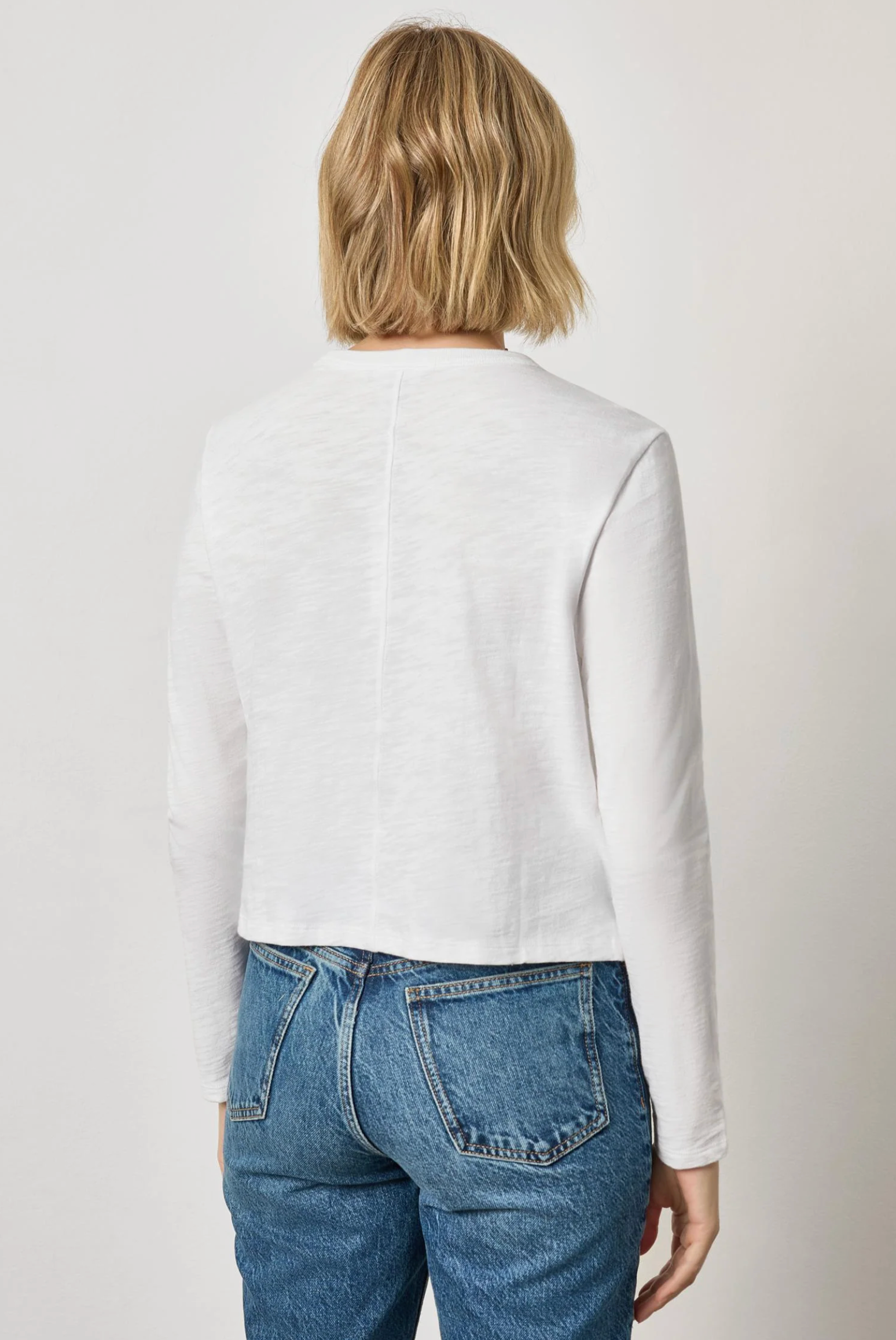 LONG SLEEVE CROPPED BOYFRIEND