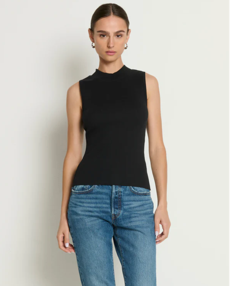 JOAN SLEEVELESS MOCK NECK