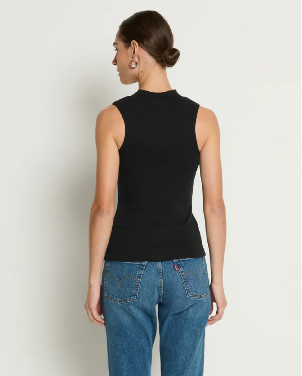 JOAN SLEEVELESS MOCK NECK