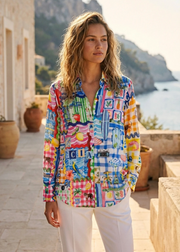 MAFALDA PATCHWORK SHIRT