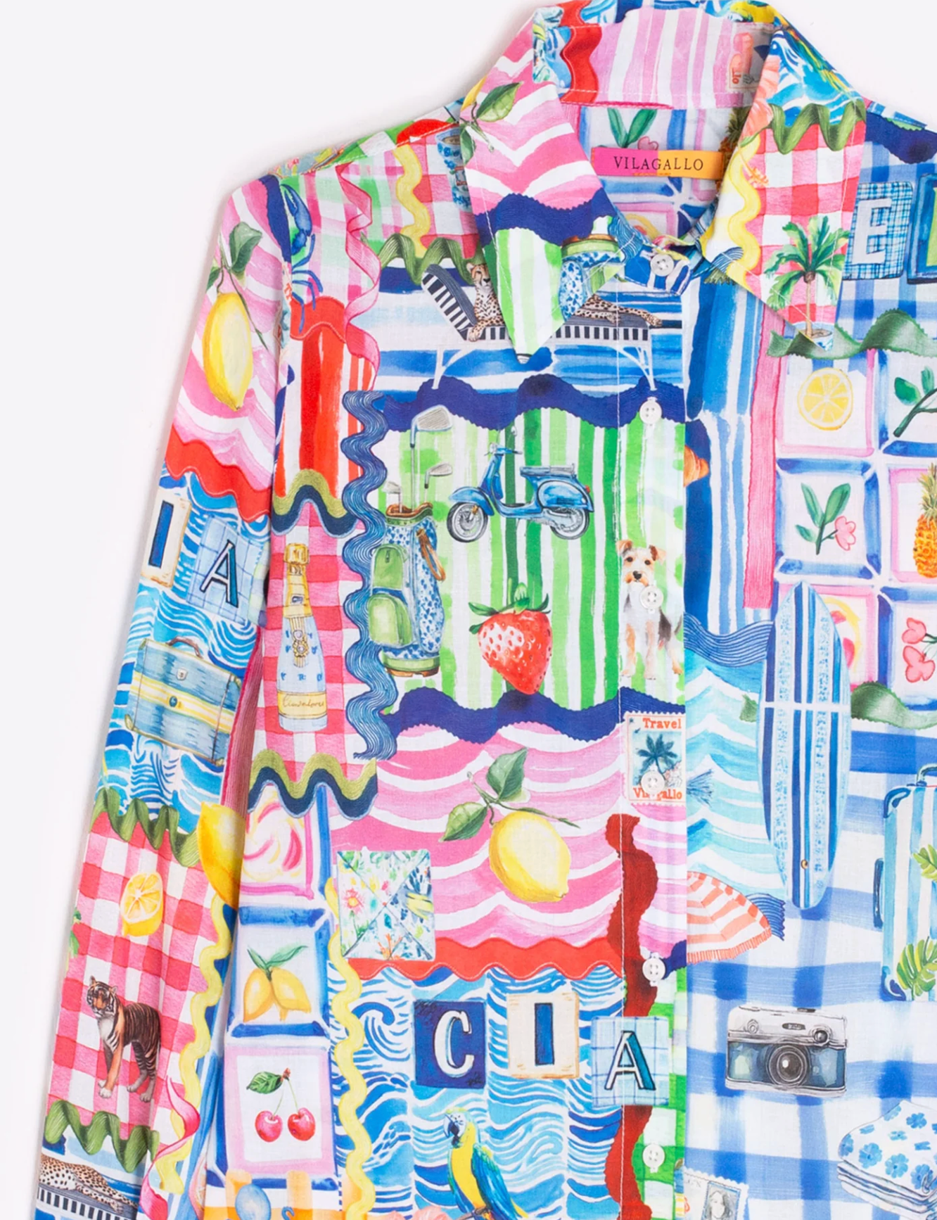 MAFALDA PATCHWORK SHIRT