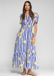 LEILA STRIPED DRESS