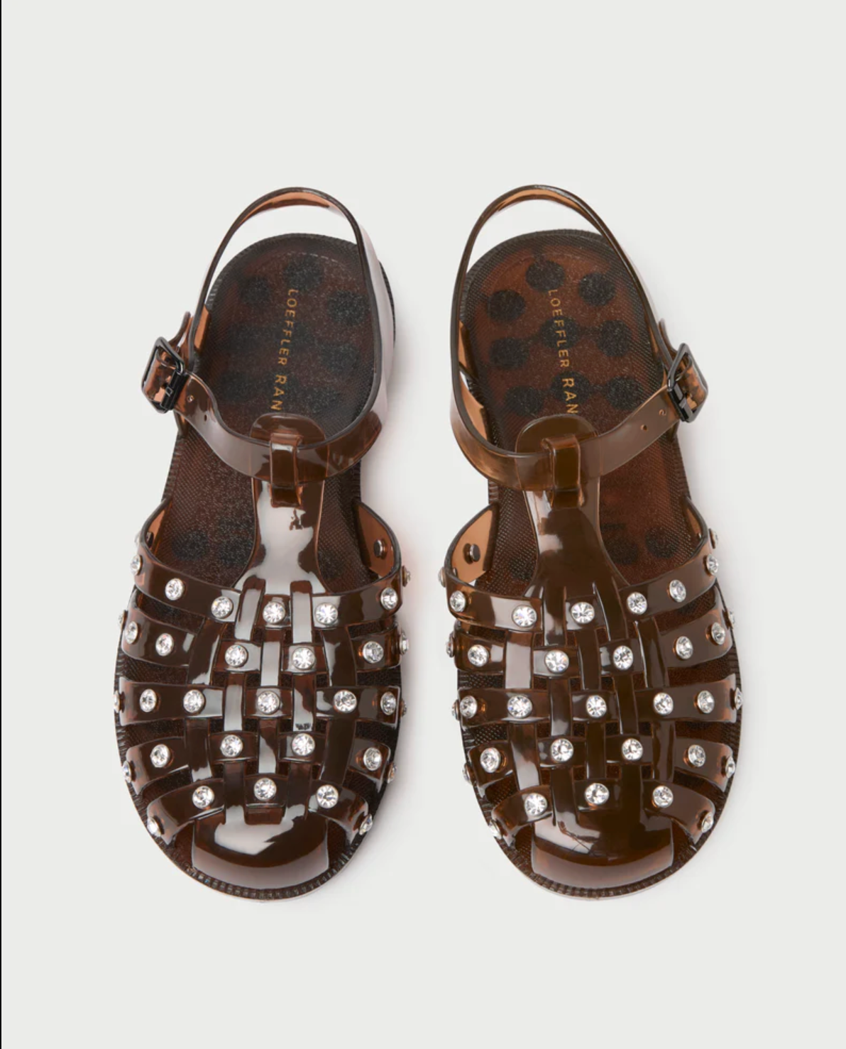 RHYS JELLY SANDAL W/CRYSTAL