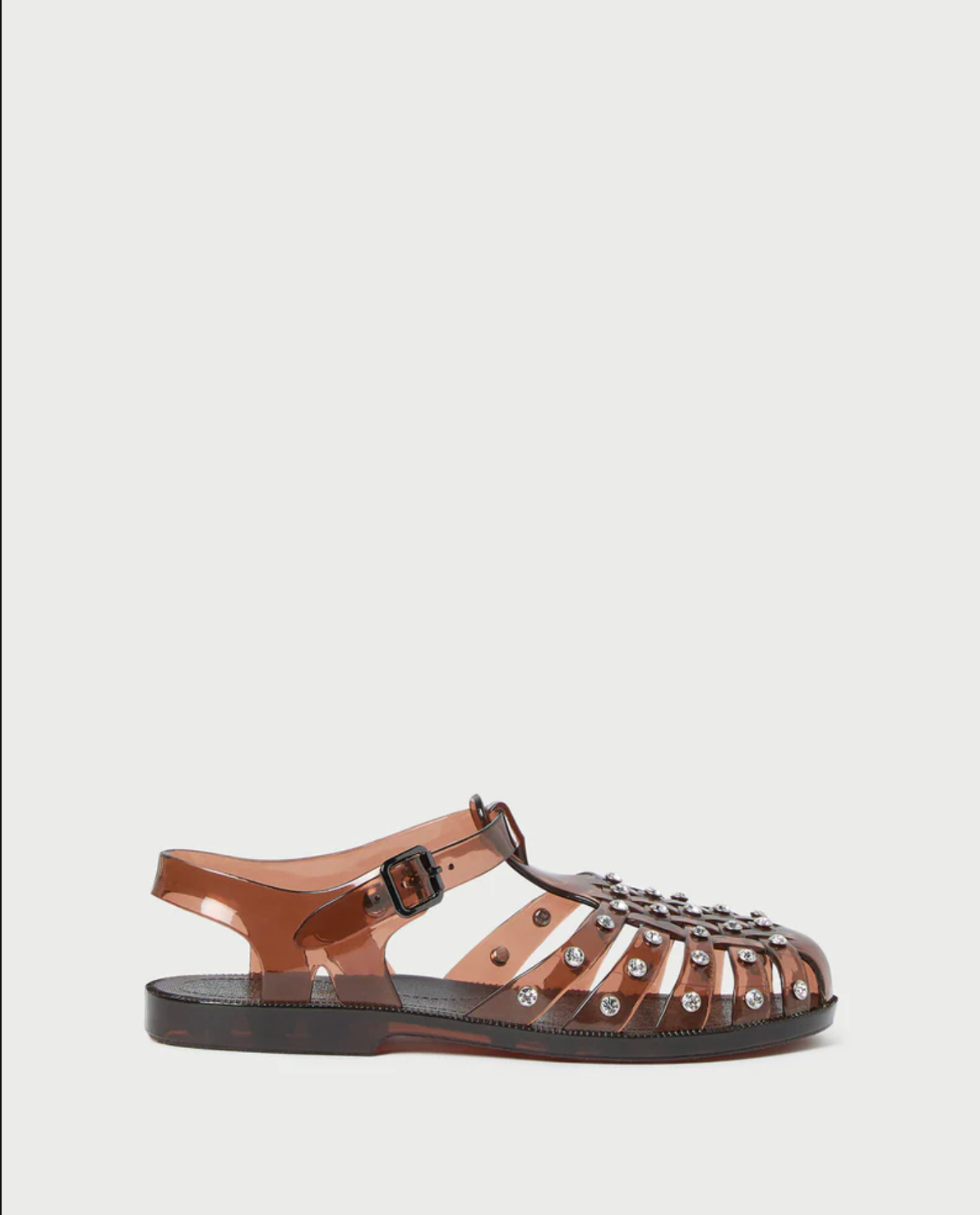 RHYS JELLY SANDAL W/CRYSTAL