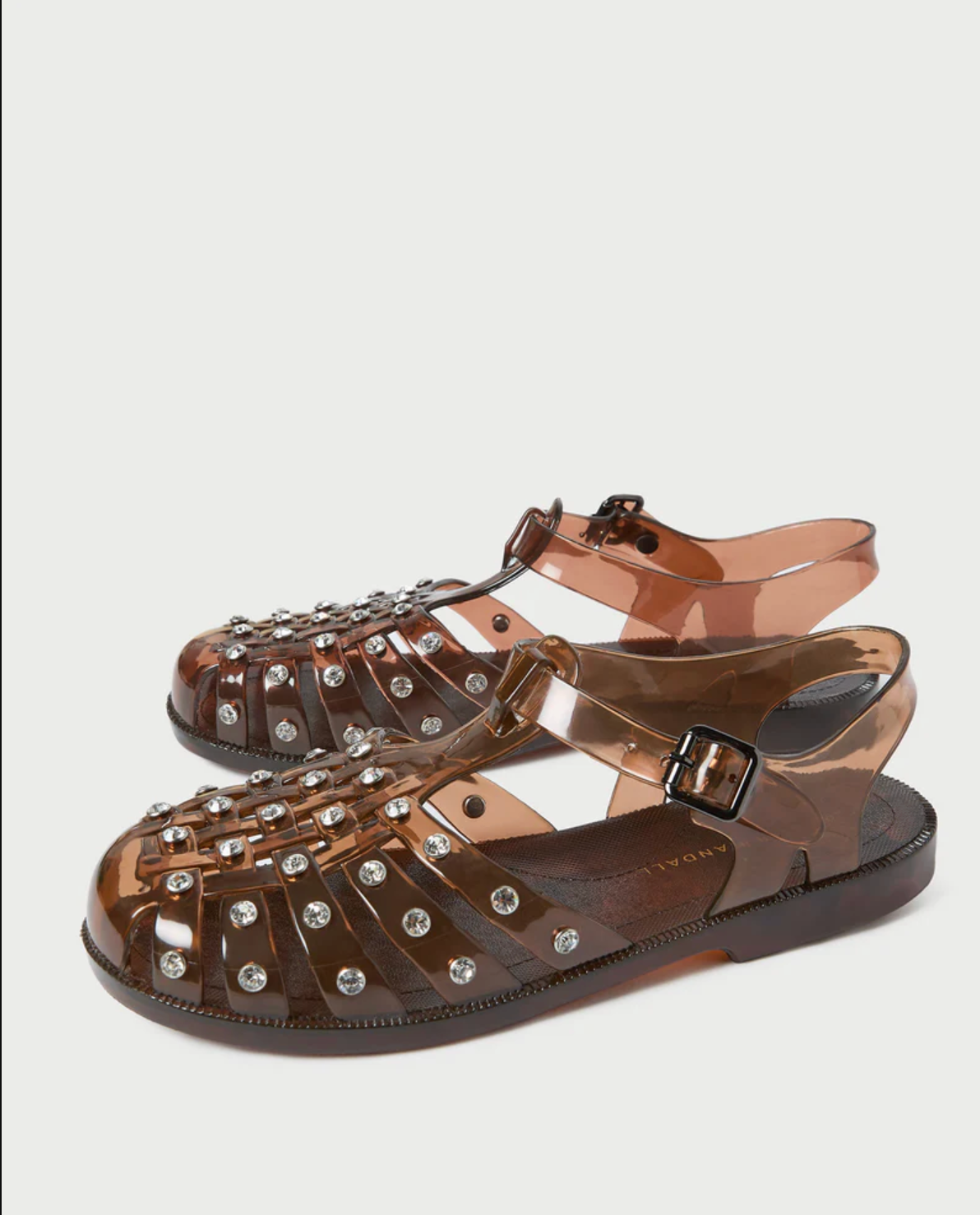 RHYS JELLY SANDAL W/CRYSTAL