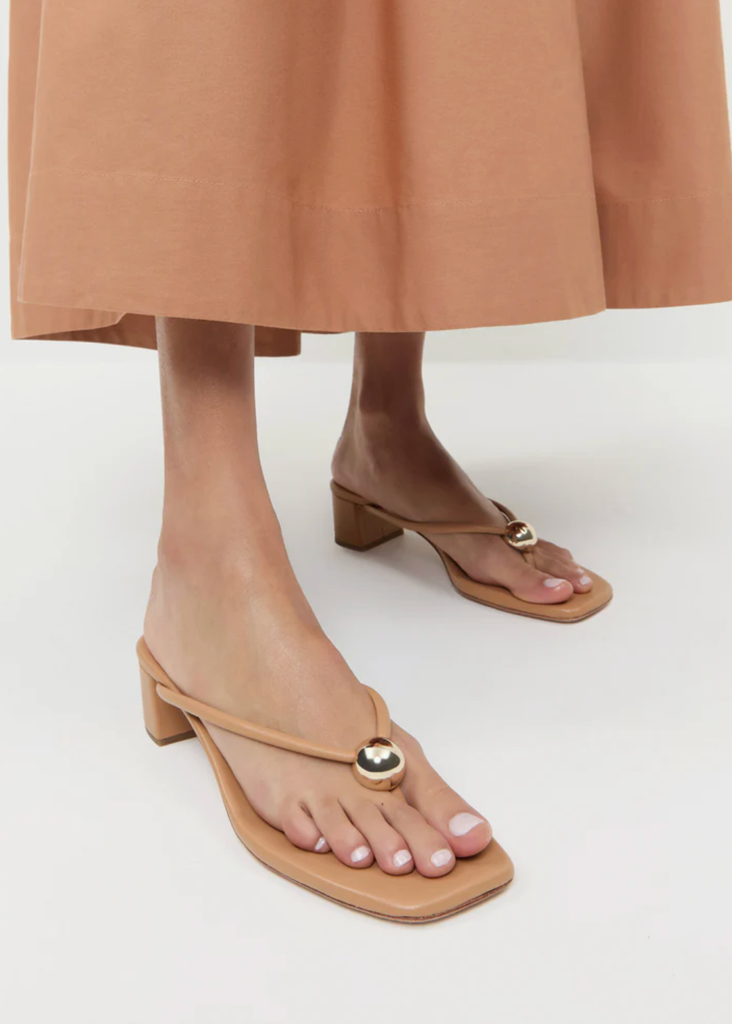 ODESSA HEELED MULE W/HARDWARE