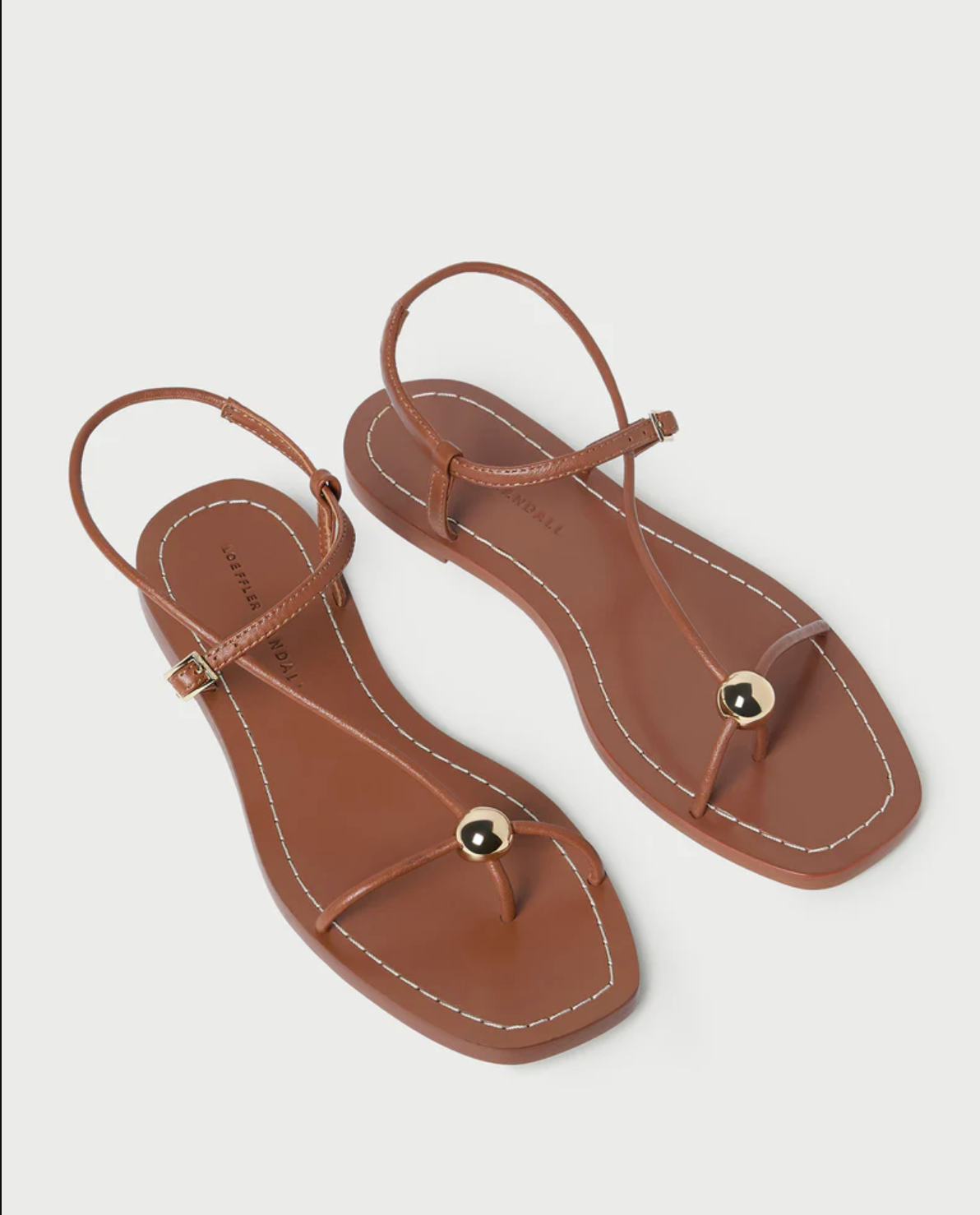 LARA STRAPPY FLAT SANDAL W/BALL