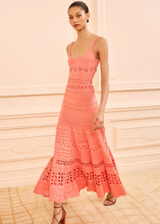 ANNISA EYELET KNIT SKIRT