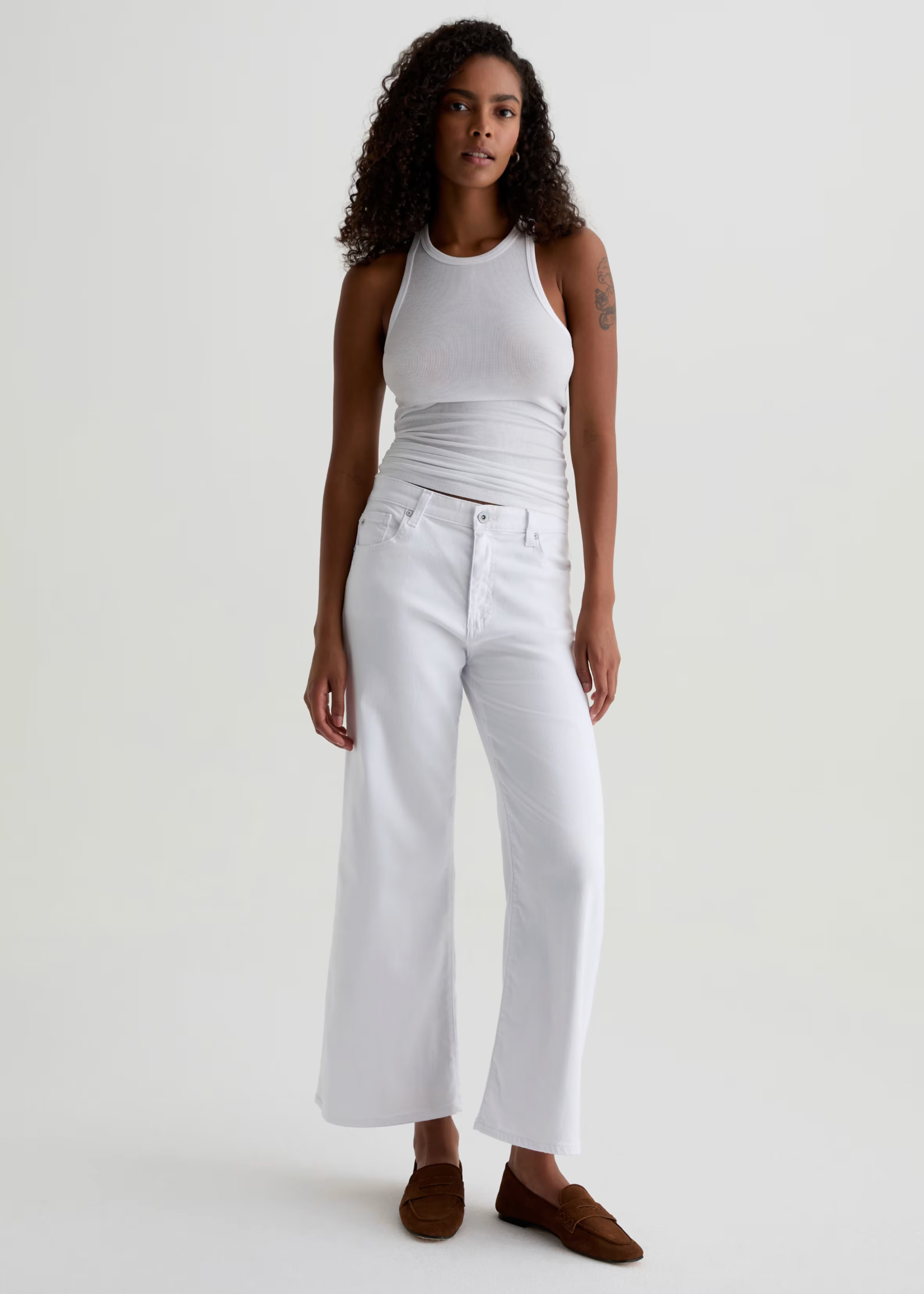 SAIGE WIDE LEG CROP