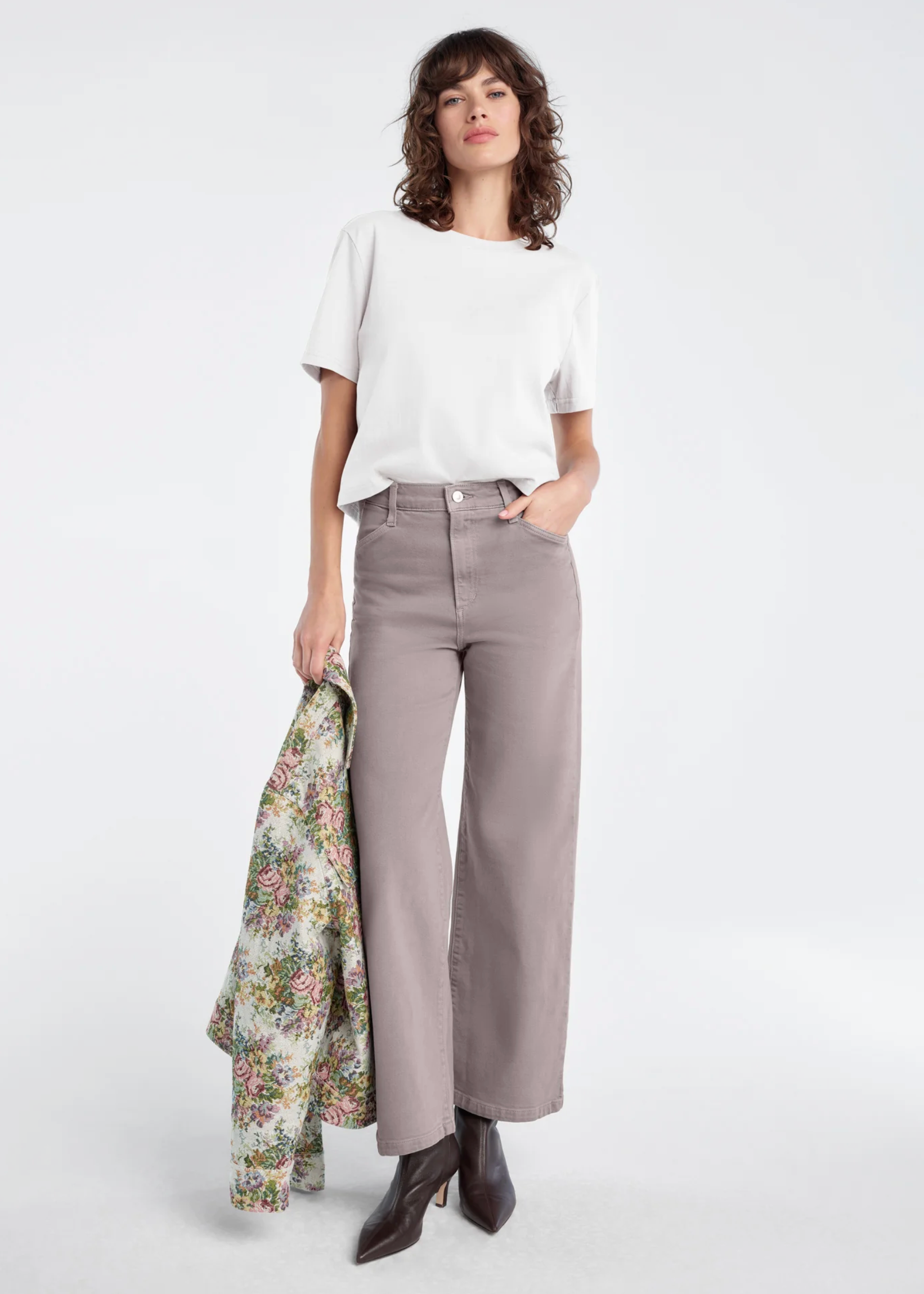 MISCHA SUPER HIGH RISE WIDE LEG ANKLE