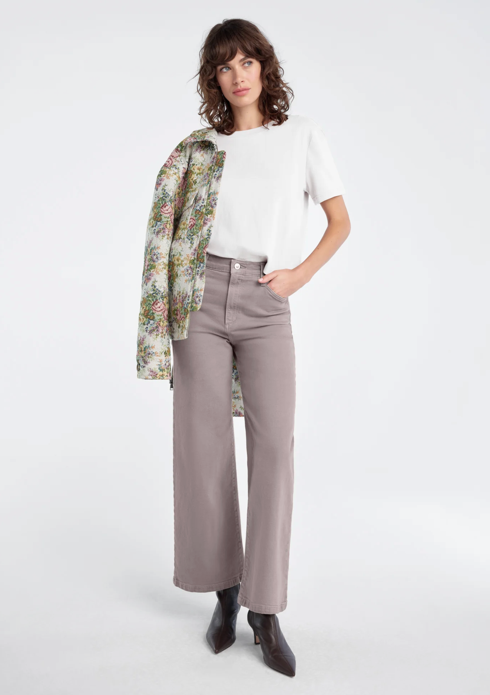 MISCHA SUPER HIGH RISE WIDE LEG ANKLE