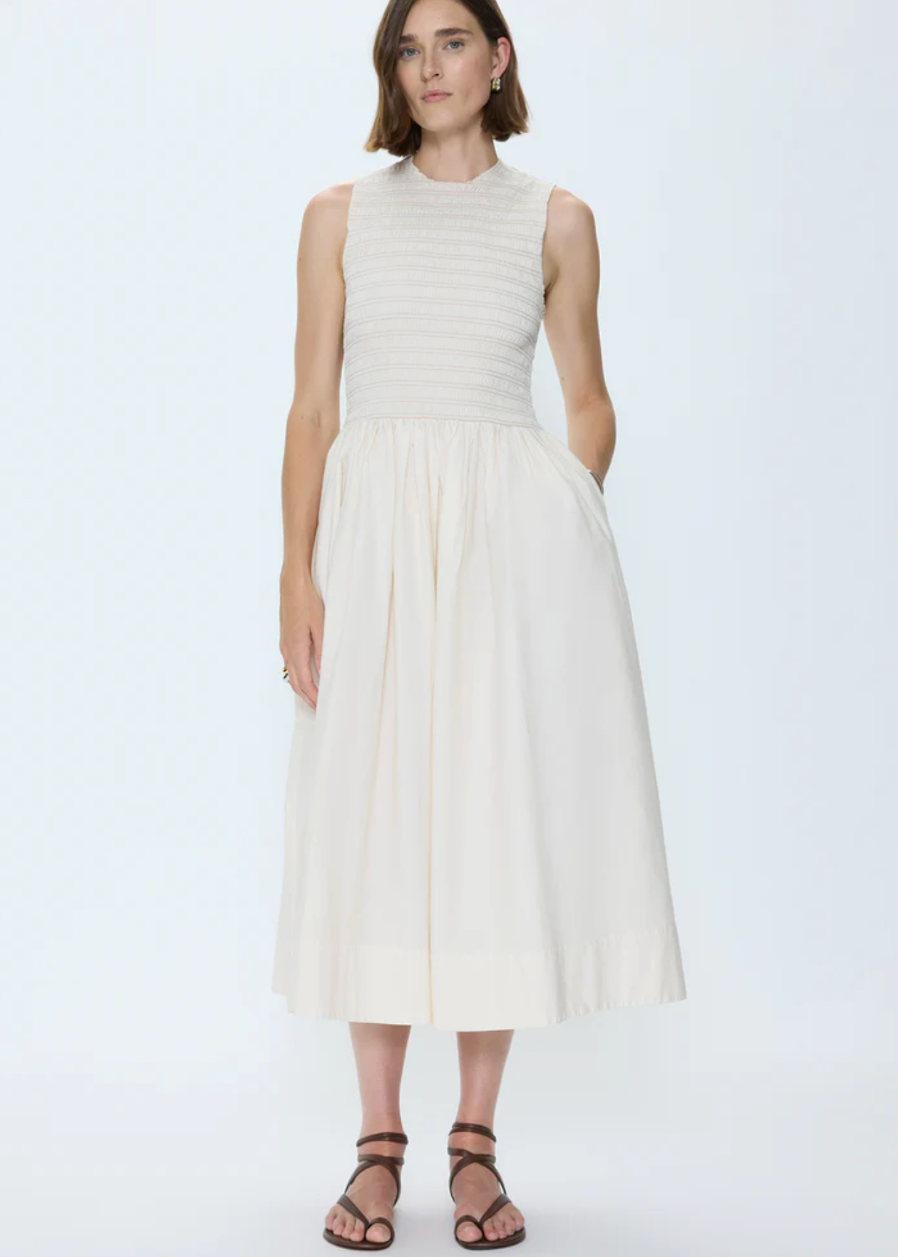 GLADYS SMOCKED BODICE DRESS