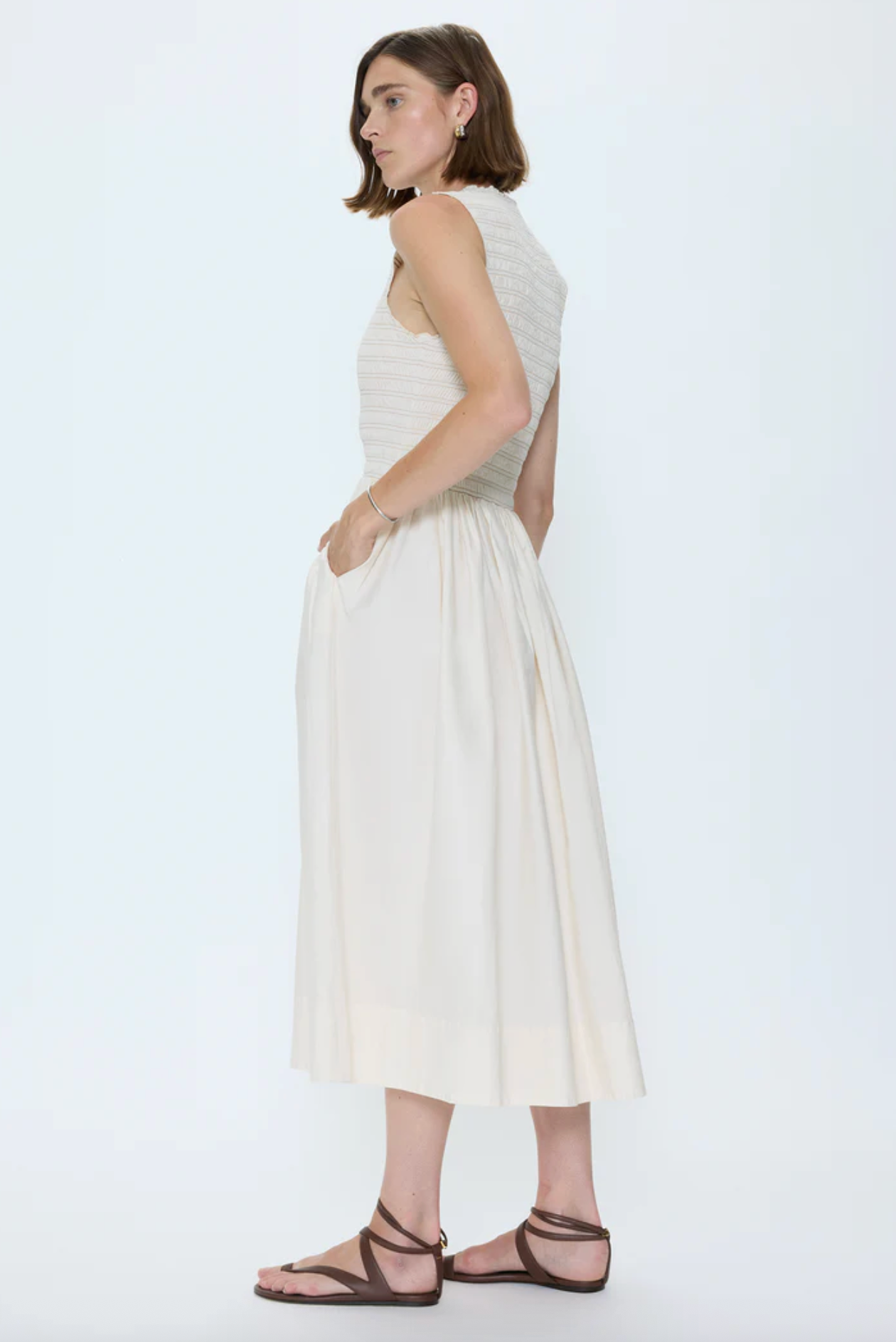 GLADYS SMOCKED BODICE DRESS