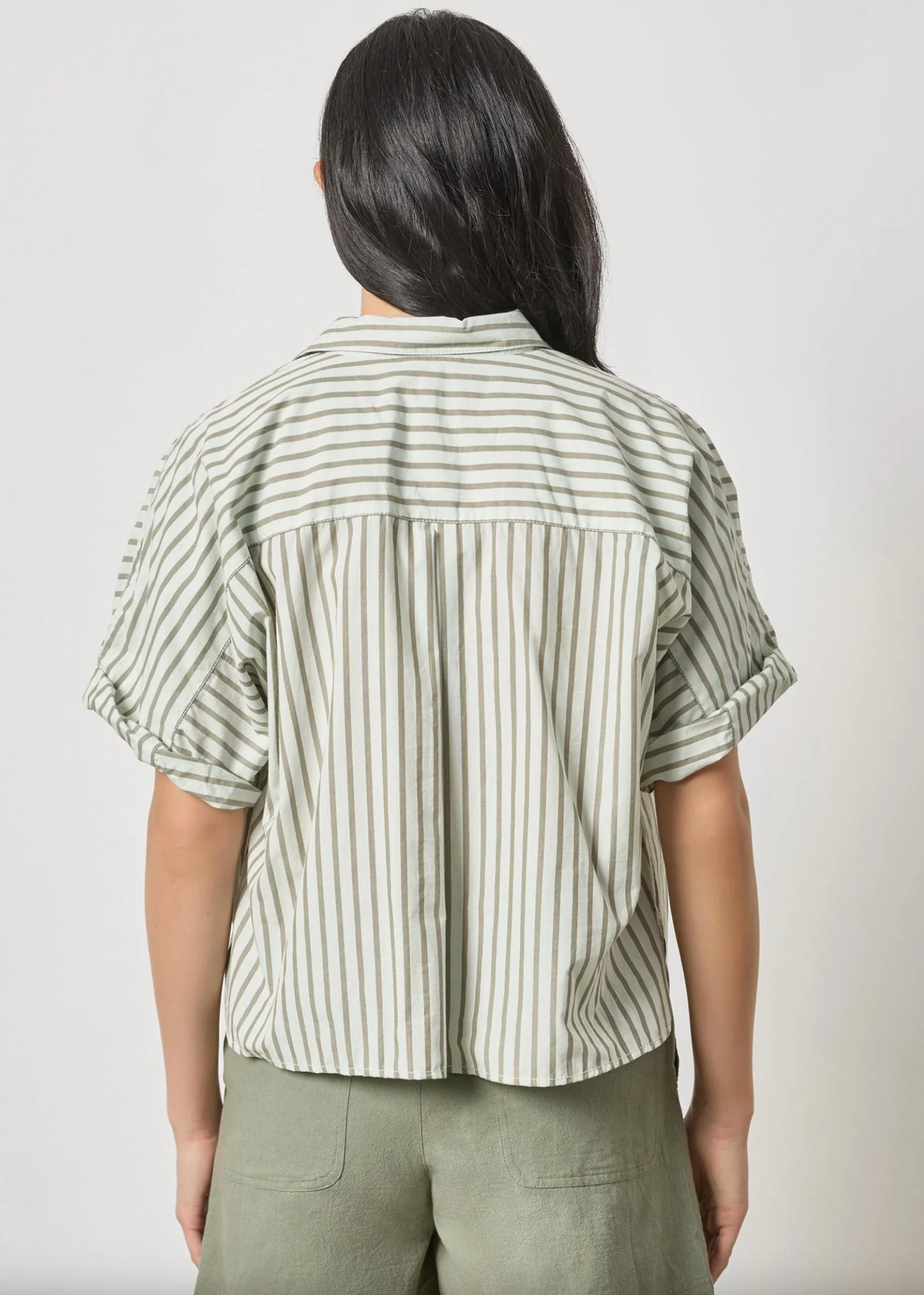 OVERSIZED BUTTON DOWN DOLMAN