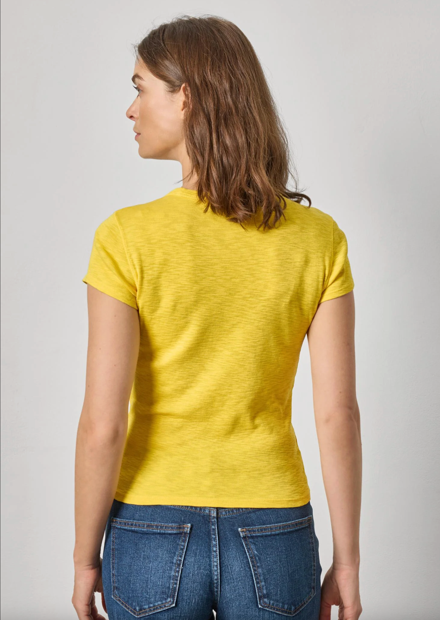 RIBBED SLUB CREWNECK TEE