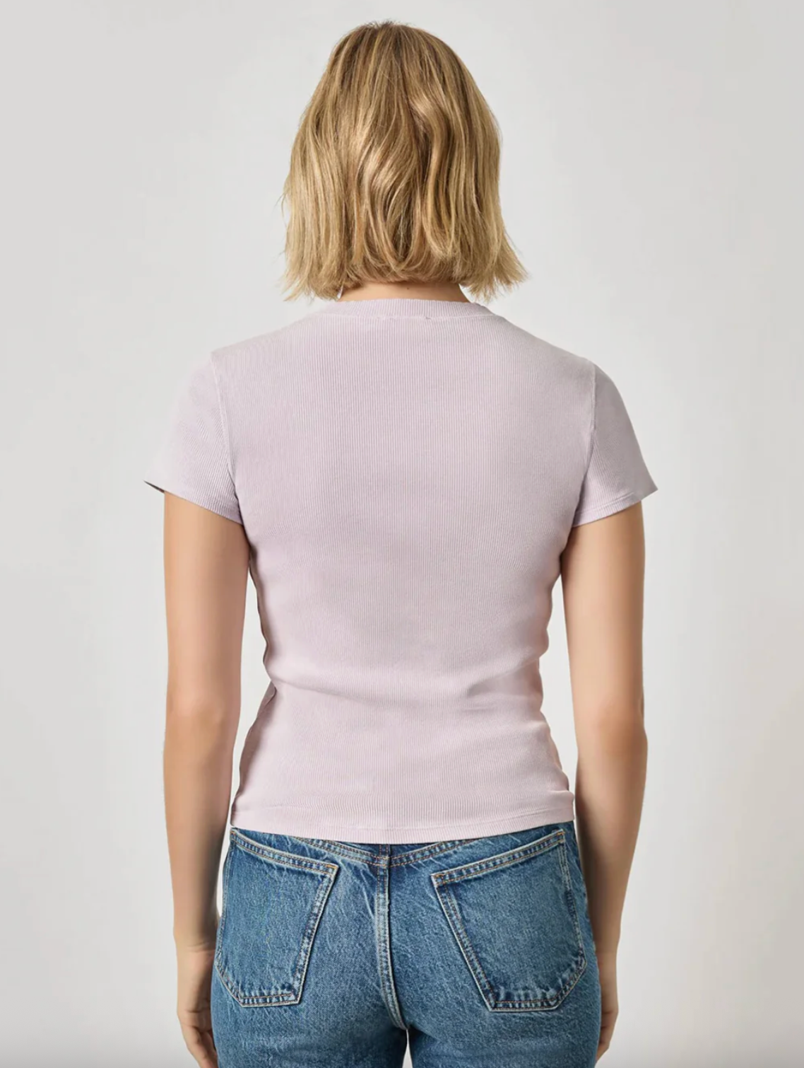 SUNWASHED CAP SLV V-NECK