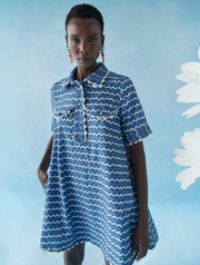 BLUEBERRY WAVE DRESS