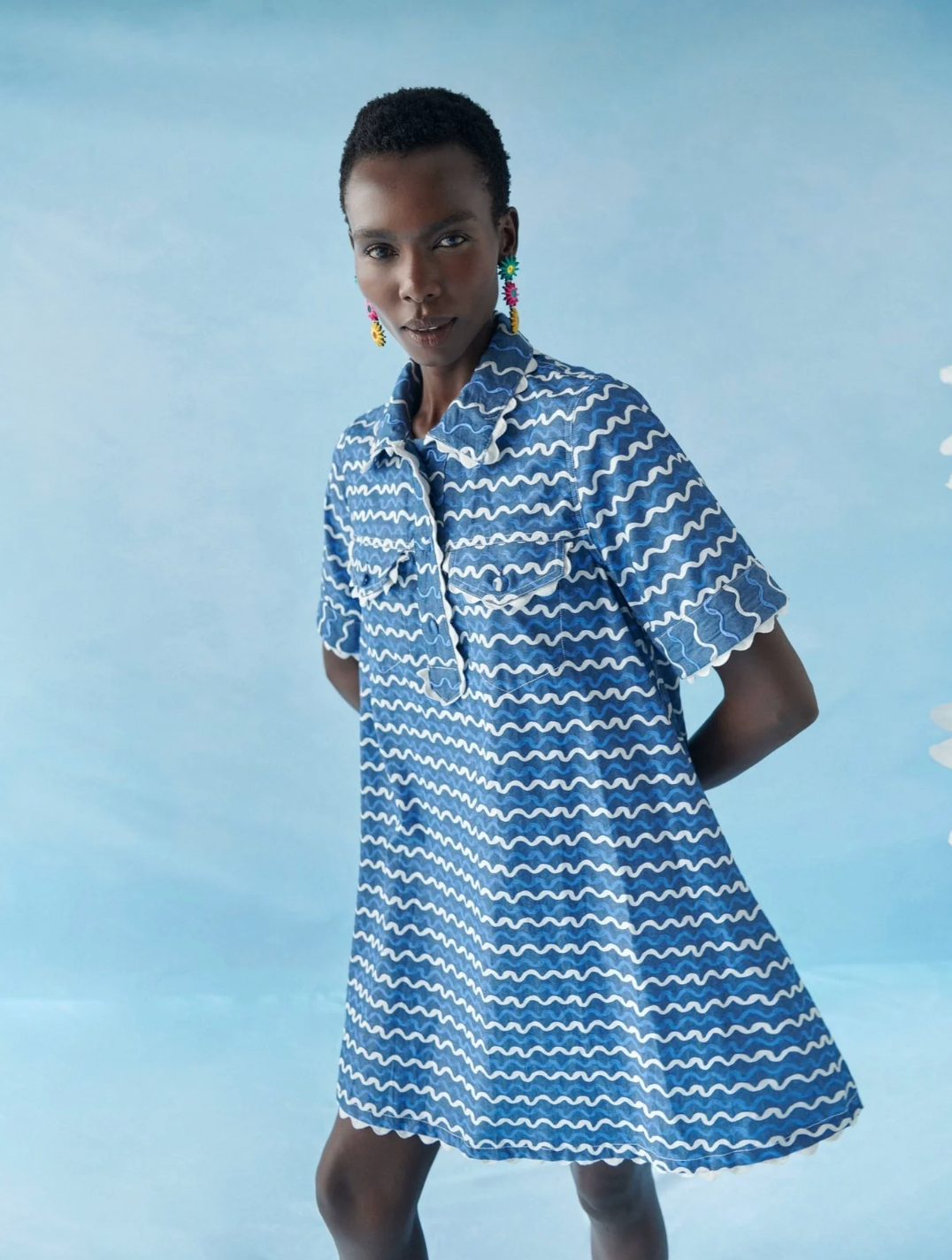 BLUEBERRY WAVE DRESS