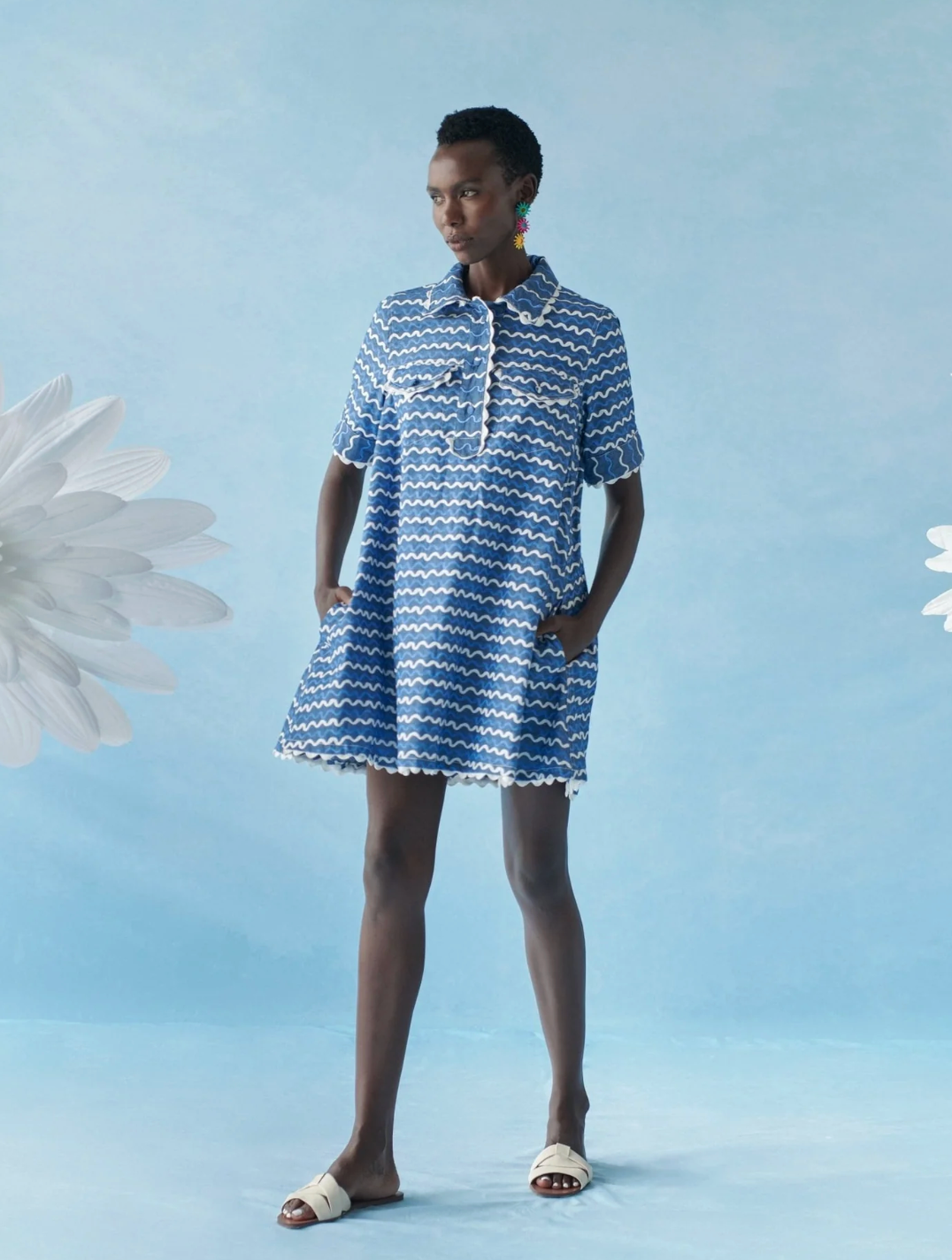 BLUEBERRY WAVE DRESS