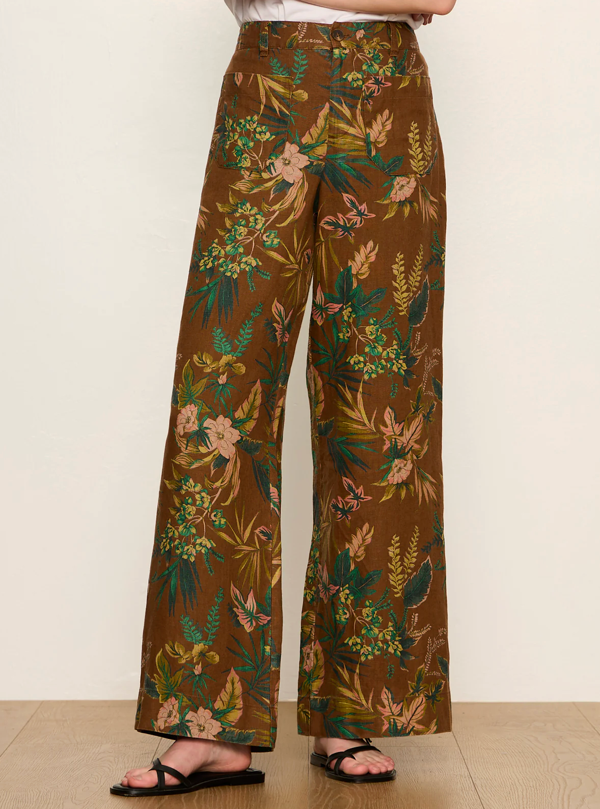 LINEN MARINE WIDE LEG