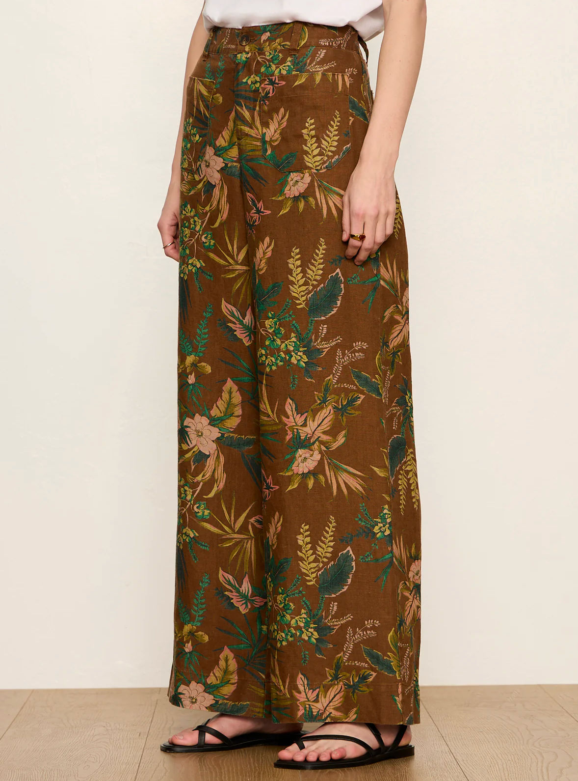 LINEN MARINE WIDE LEG