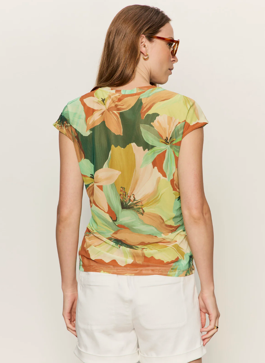 RUCHED MUSCLE TANK