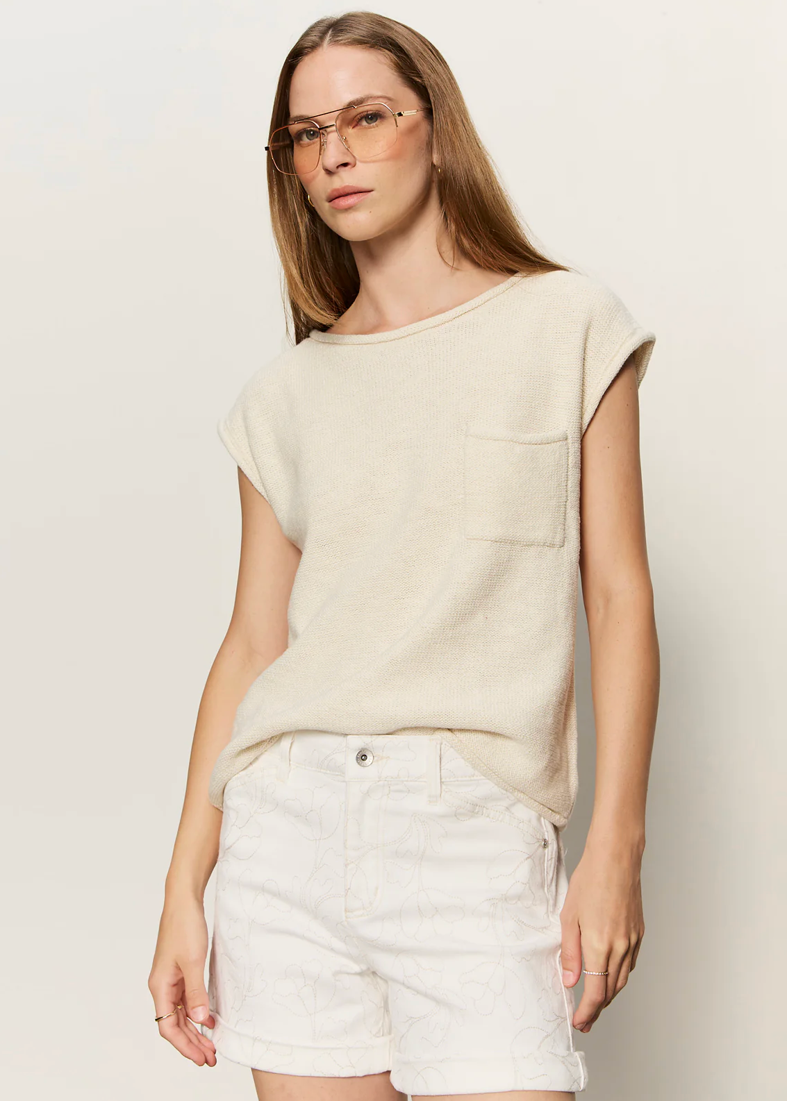 EASY SWEATER TEE