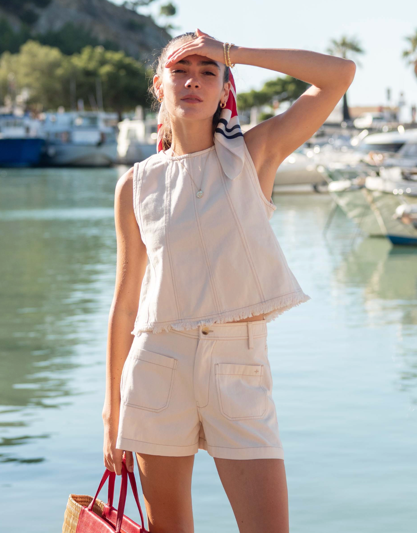 COCO SAILOR TWILL SHORTS