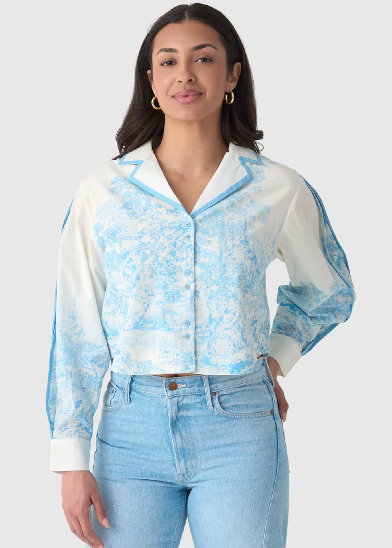 GRASSE PIPED SHIRT