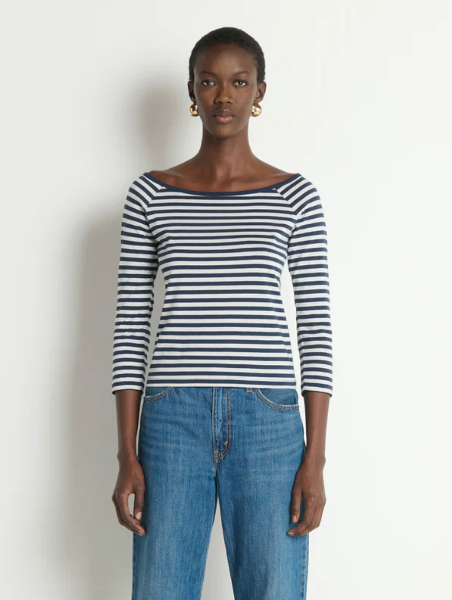 DANIKA SCOOP NECK TEE