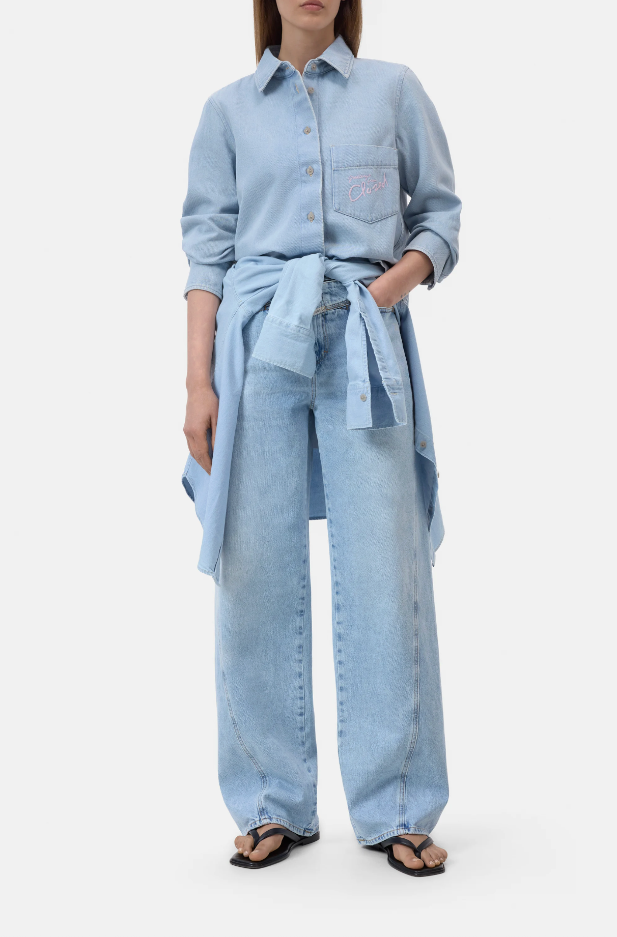 CROPPED CLASSIC SHIRT