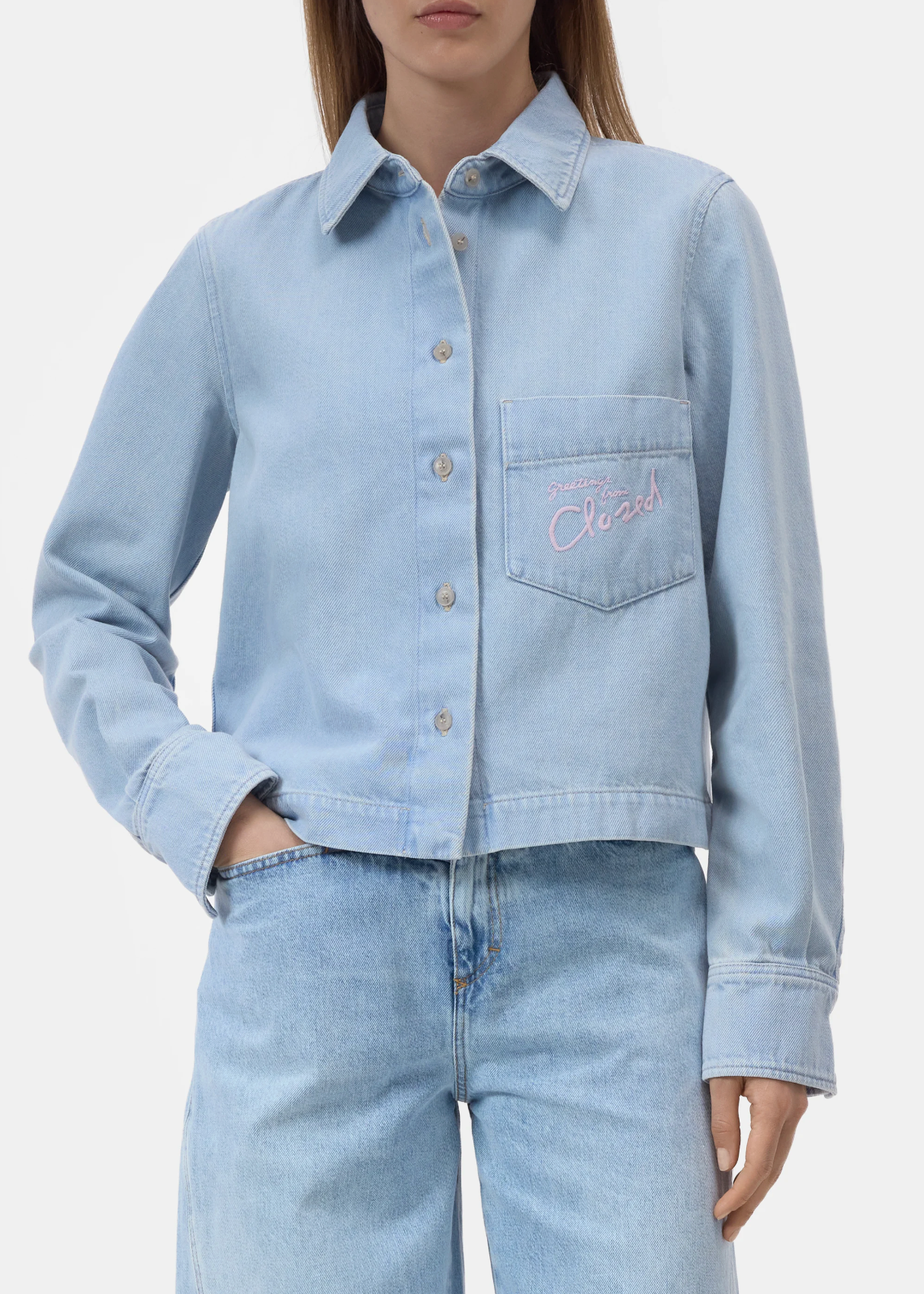CROPPED CLASSIC SHIRT