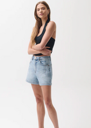 AOKI HIGH RISE A-LINE SHORT W/DETAIL