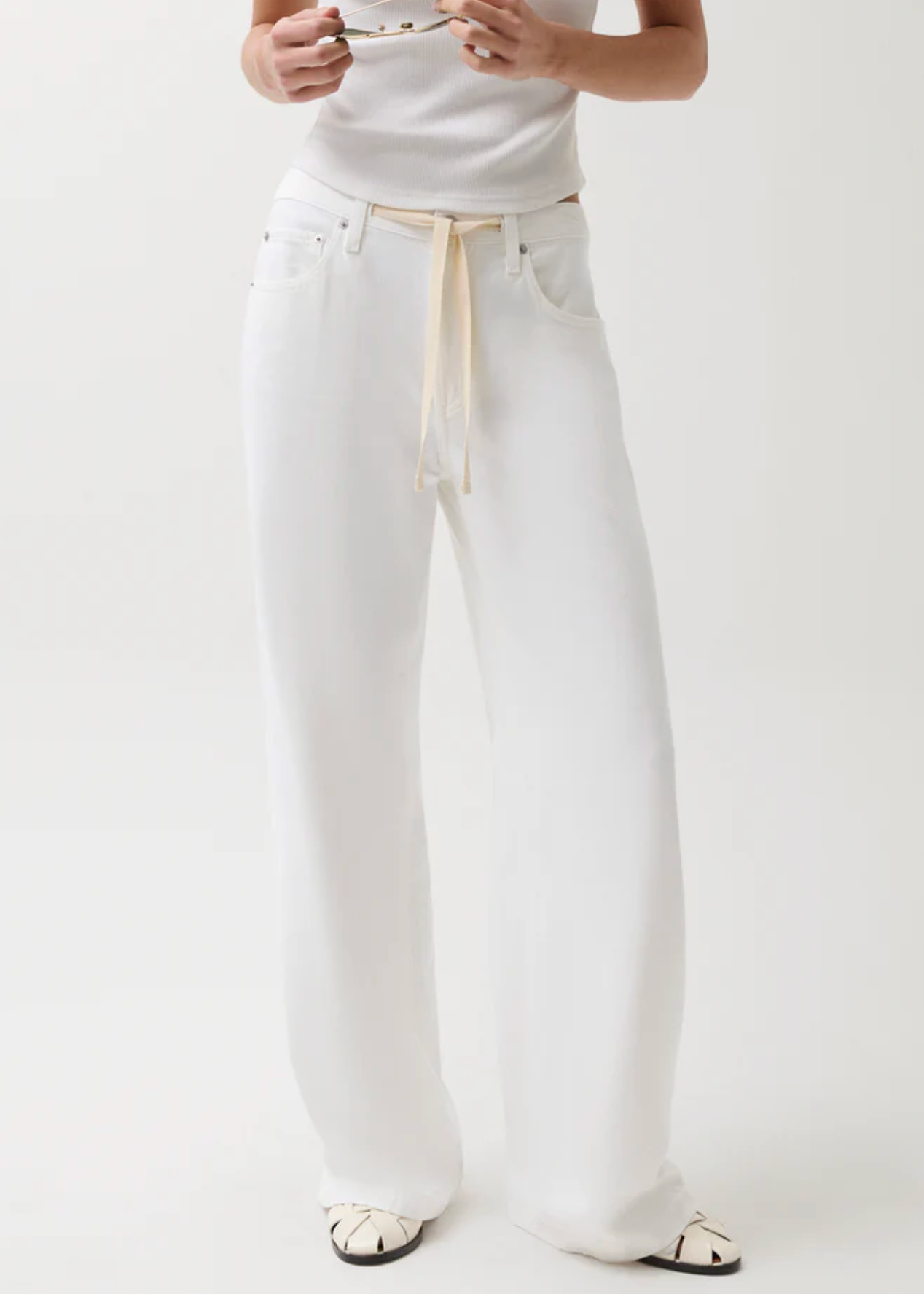 JADYN LOW SLUNG PALAZZO W/DRAWCORD