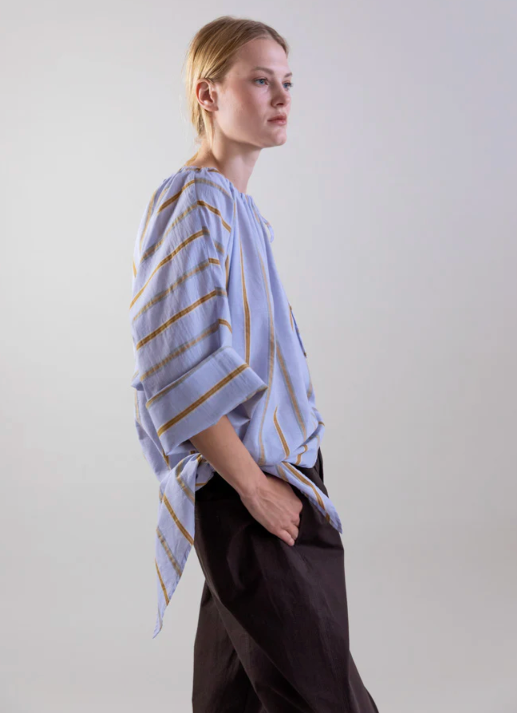 BLOUSY STRIPED SHIRT
