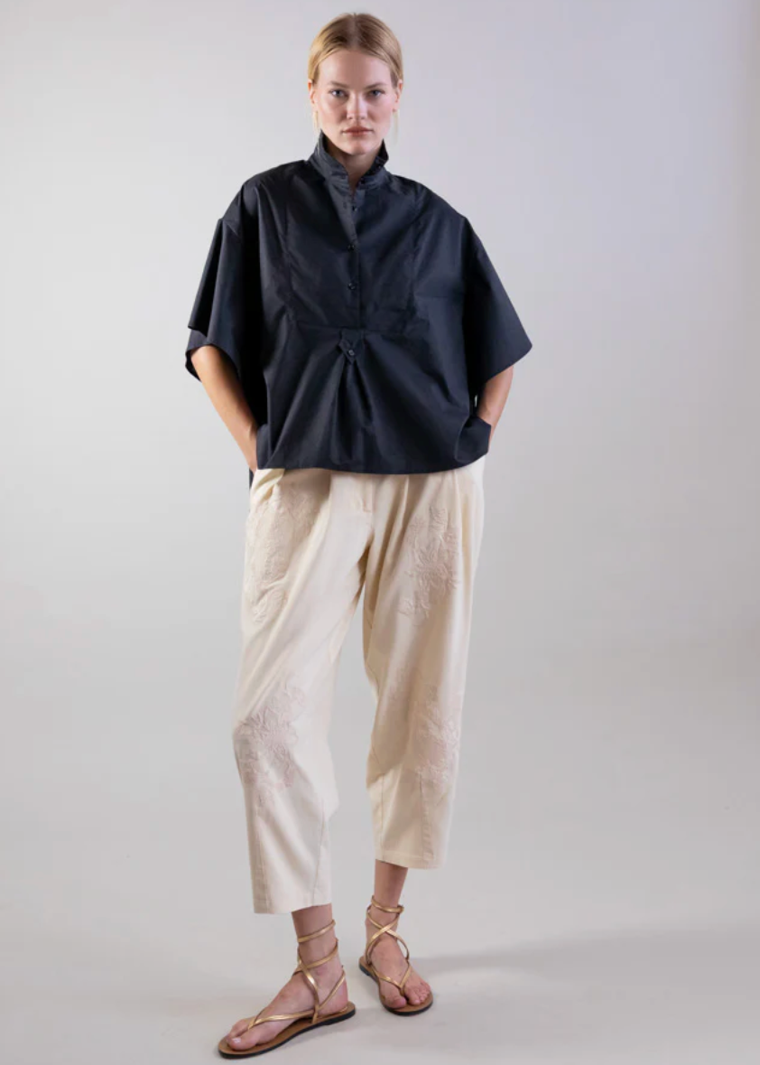 MANDERIN COLLAR SHIRT
