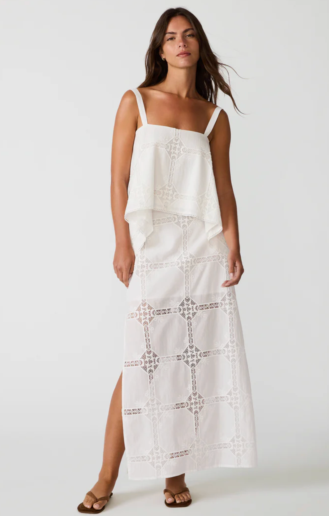 AINSLEE TOP IN EYELET