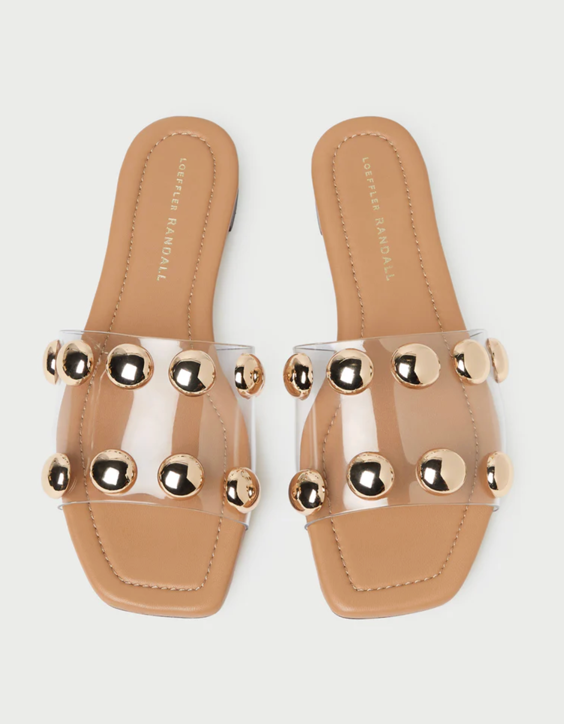 HAYES STUDDED FLAT SANDAL
