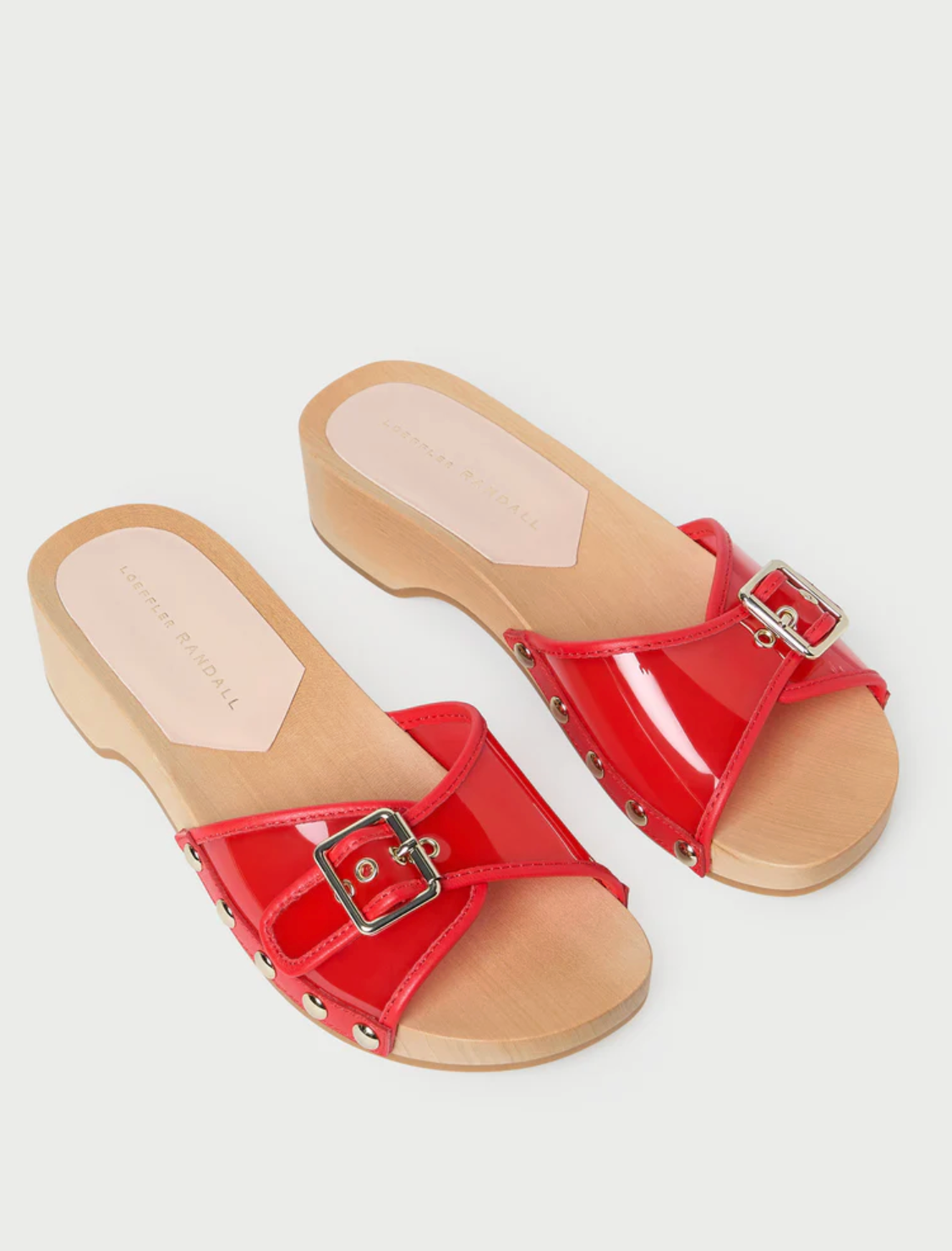 PAULIE STUDDED FLAT SANDAL