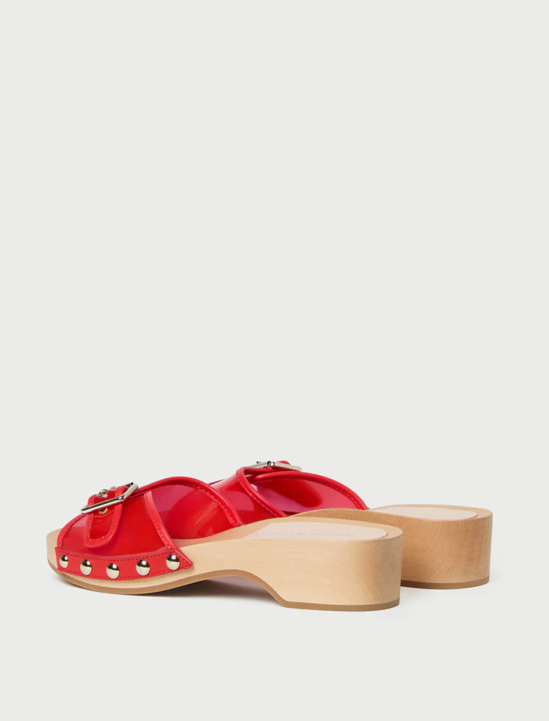 PAULIE STUDDED FLAT SANDAL