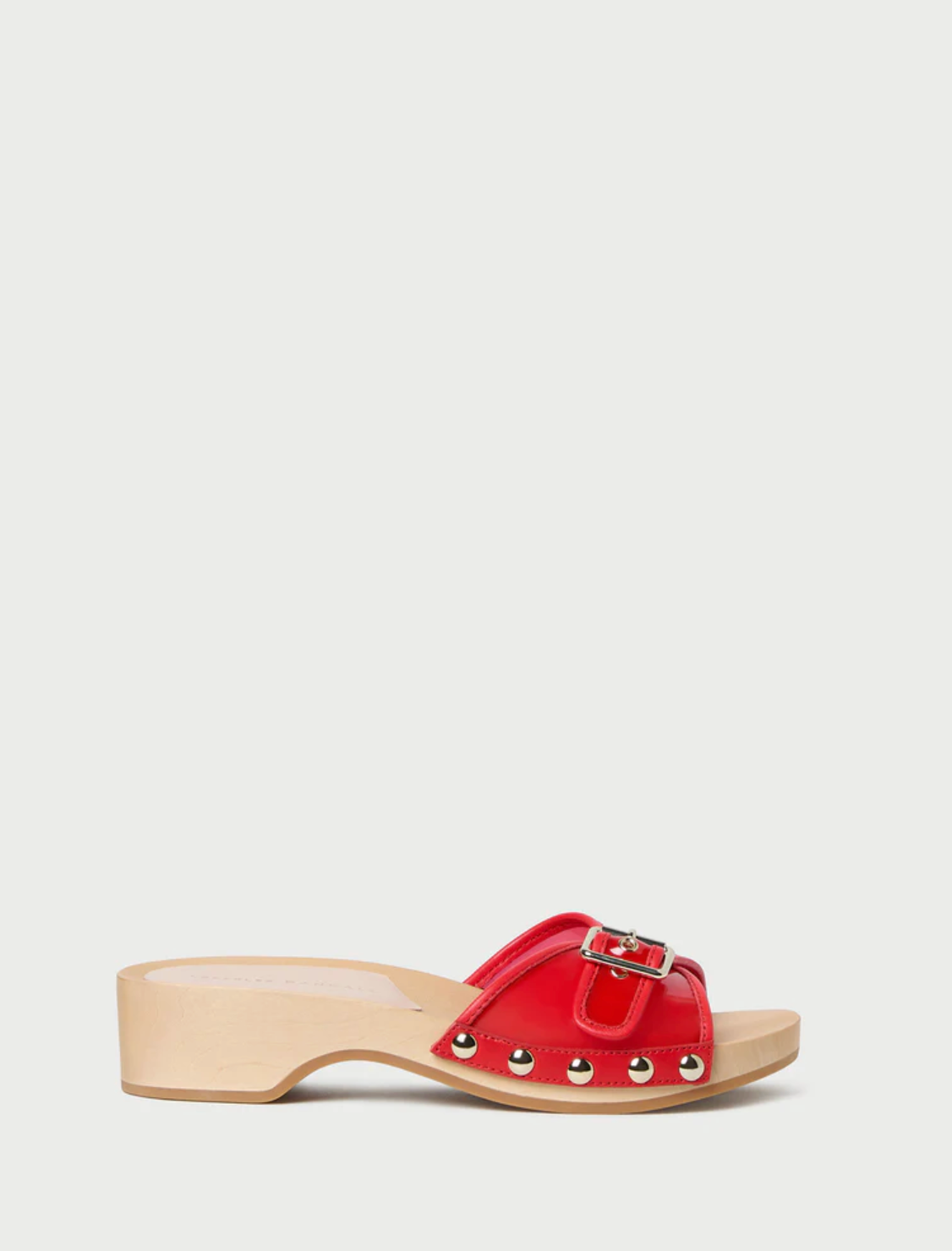 PAULIE STUDDED FLAT SANDAL