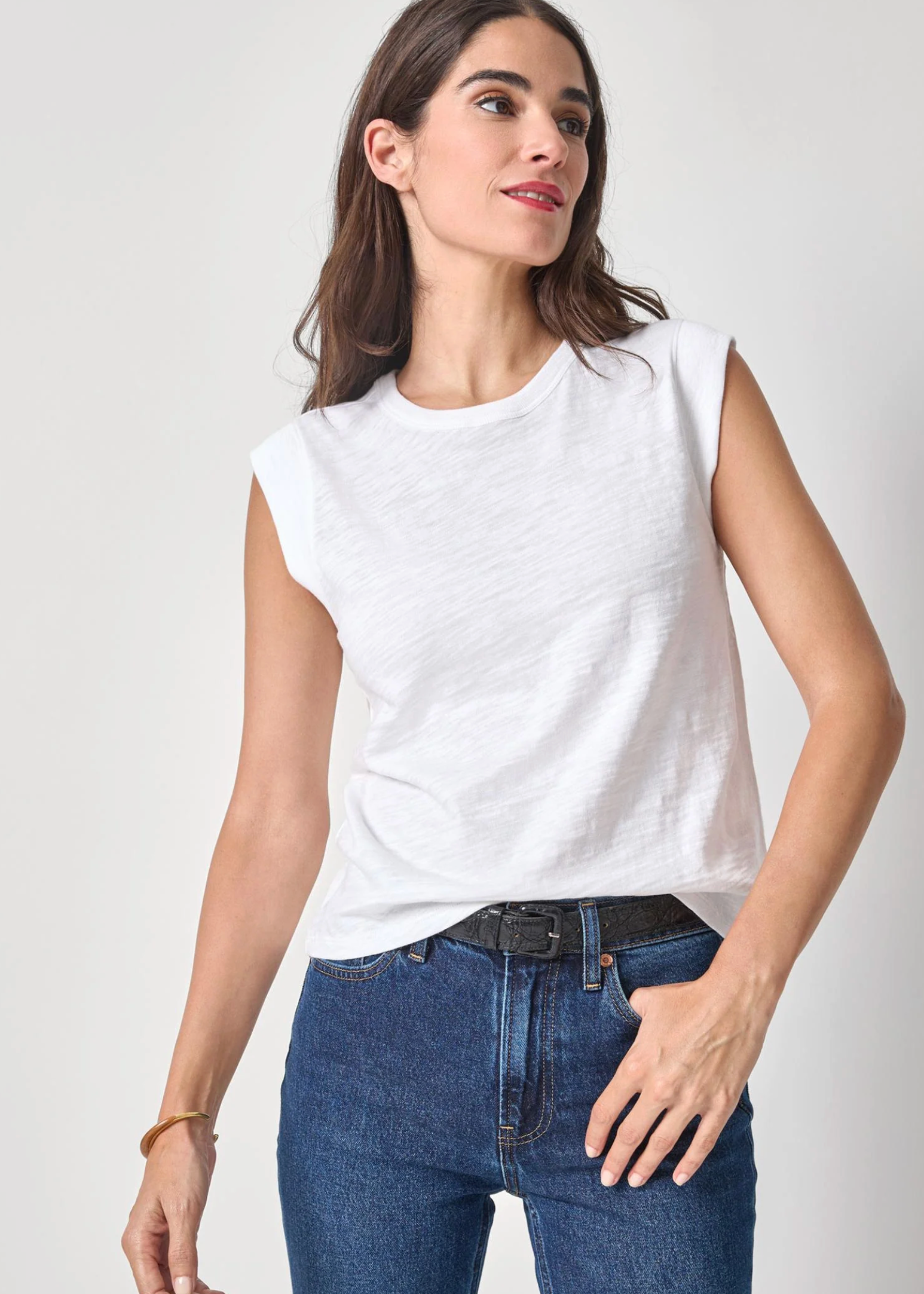 CAP SLEEVE CREW